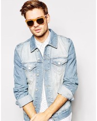 Мужские желтые солнцезащитные очки от Komono