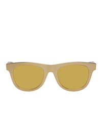 Мужские желтые солнцезащитные очки от Bottega Veneta