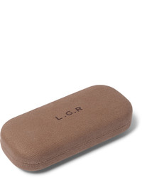 Мужские желтые солнцезащитные очки от L.G.R