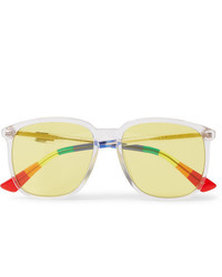 Мужские желтые солнцезащитные очки от Gucci