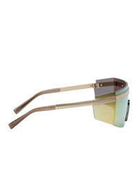 Мужские желтые солнцезащитные очки от Versace