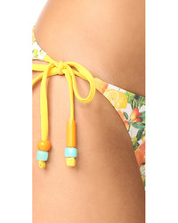 Желтые трусики бикини с принтом от Stella McCartney