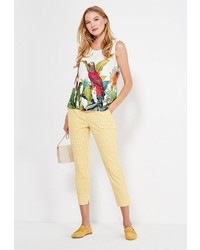 Желтые узкие брюки от adL