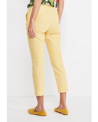 Желтые узкие брюки от adL