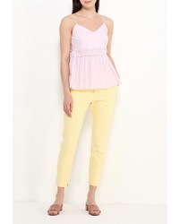 Желтые узкие брюки от adL