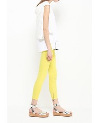 Желтые узкие брюки от Liu Jo