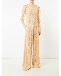 Желтые широкие брюки от Ryan Roche