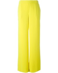 Желтые широкие брюки от P.A.R.O.S.H.