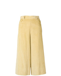 Желтые широкие брюки от See by Chloe