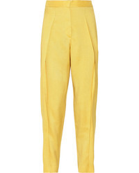 Желтые широкие брюки от Stella McCartney