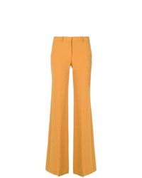 Желтые широкие брюки от Theory