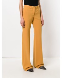 Желтые широкие брюки от Theory