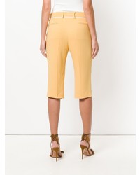 Женские желтые шорты-бермуды от N°21