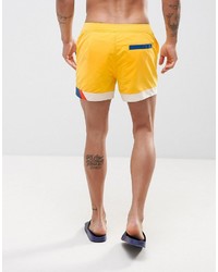 Желтые шорты для плавания от Asos