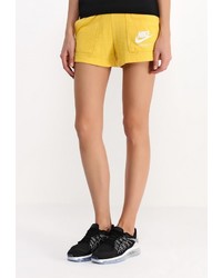 Женские желтые шорты от Nike