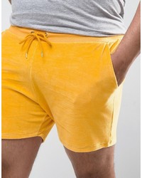 Мужские желтые шорты от Asos
