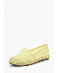 Женские желтые эспадрильи из плотной ткани от Sweet Shoes