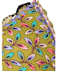 Желтый бикини-топ с принтом от Anjuna