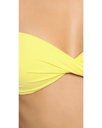 Желтый бикини-топ от Melissa Odabash