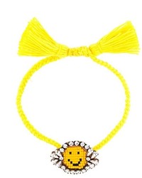 Желтый браслет из бисера от Shourouk