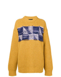 Женский желтый вязаный свитер от Calvin Klein 205W39nyc