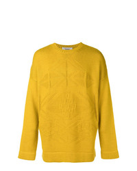 Мужской желтый вязаный свитер от Pringle Of Scotland