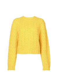 Женский желтый вязаный свитер от R13