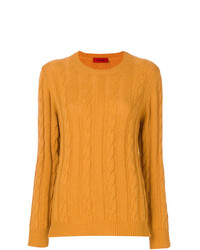 Женский желтый вязаный свитер от The Gigi