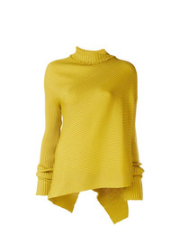 Желтый вязаный свободный свитер от MARQUES ALMEIDA