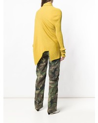 Желтый вязаный свободный свитер от MARQUES ALMEIDA