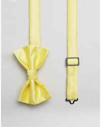 Мужской желтый галстук-бабочка от Asos