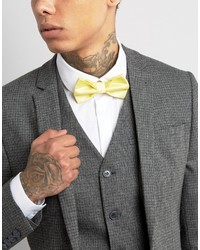 Мужской желтый галстук-бабочка от Asos