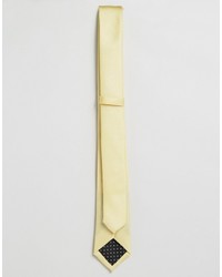 Мужской желтый галстук от Asos