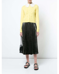 Женский желтый кардиган