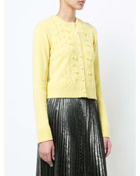 Женский желтый кардиган