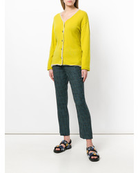 Женский желтый кардиган от Marni