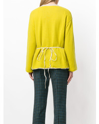 Женский желтый кардиган от Marni