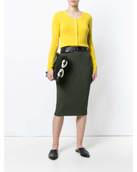 Женский желтый кардиган от Allude