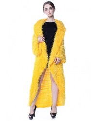 Женский желтый кардиган от Seanna