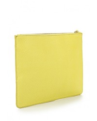 Желтый кожаный клатч от Banana Republic