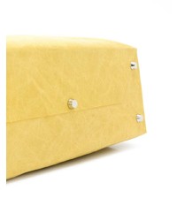 Желтый кожаный клатч от Simon Miller