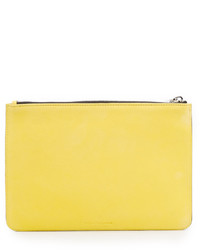 Желтый кожаный клатч от Les Petits Joueurs