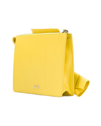 Желтый кожаный клатч от N°21