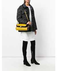 Желтый кожаный клатч от Marni