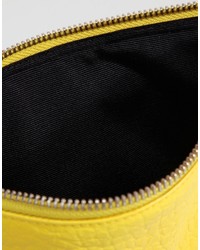 Желтый кожаный клатч от Whistles