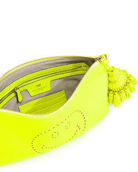 Желтый кожаный клатч от Anya Hindmarch