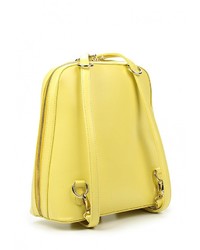 Женский желтый кожаный рюкзак от Baggini