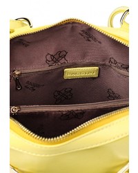 Женский желтый кожаный рюкзак от Baggini