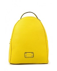 Женский желтый кожаный рюкзак от Baggini