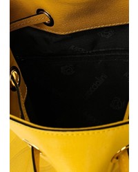 Женский желтый кожаный рюкзак от Braccialini